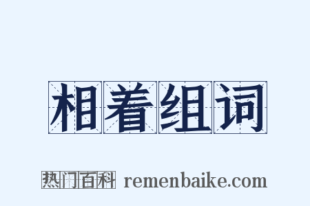 相着组词是什么意思的图片